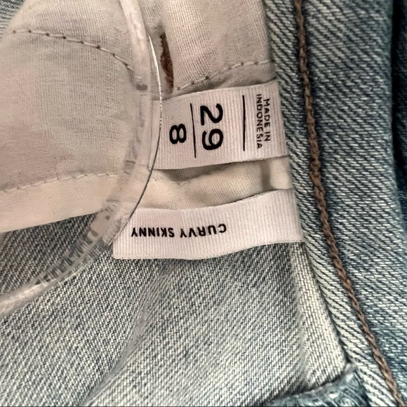 LOFT Curvy Skinny Jeans Light wash size 29/8 - Picture 8 of 8
